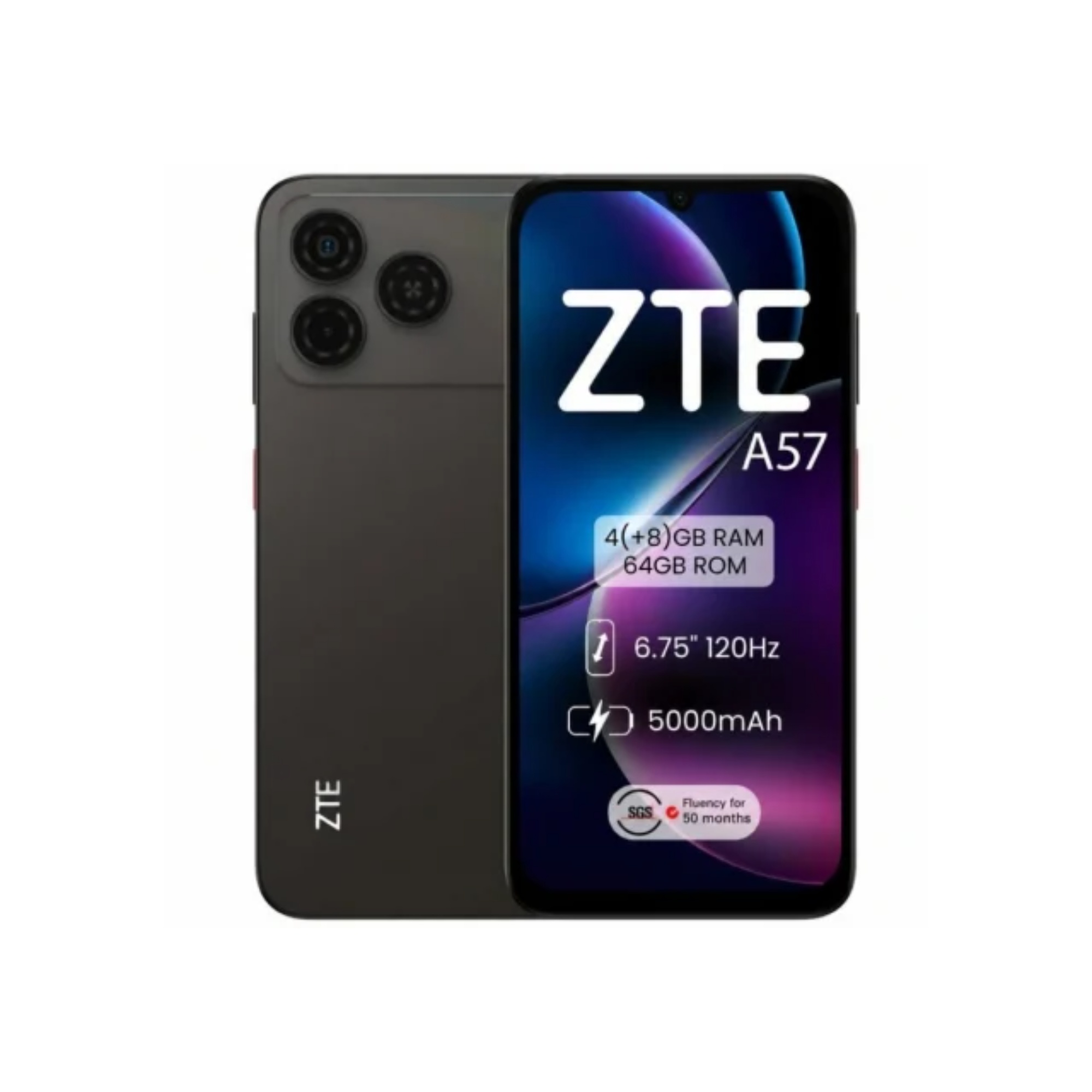 ZTE Blade A57 6.75"4GB 64GB Black